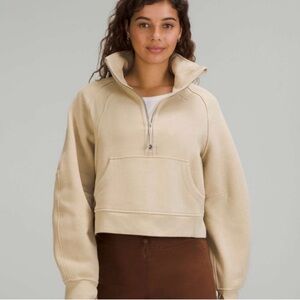 LULULEMON Scuba Oversized Half Zip Hoodie - Trench